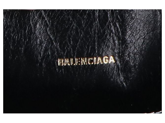 Balenciaga 671409 Barbes Medium Shopper Bag Nero Bianco - vista 7