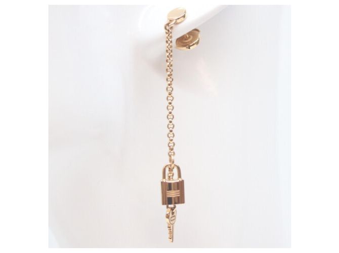 Orecchini Kelly Clochette di Hermès in oro rosa D'oro - vista 7