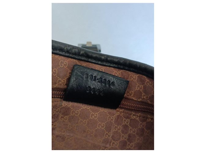 Gucci Jackie Borsa a tracolla in pelle nera Nero - vista 10