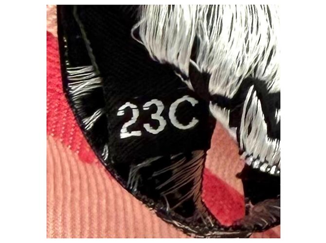 Stola Chanel 23C in misto cashmere e seta rosa - vista 13