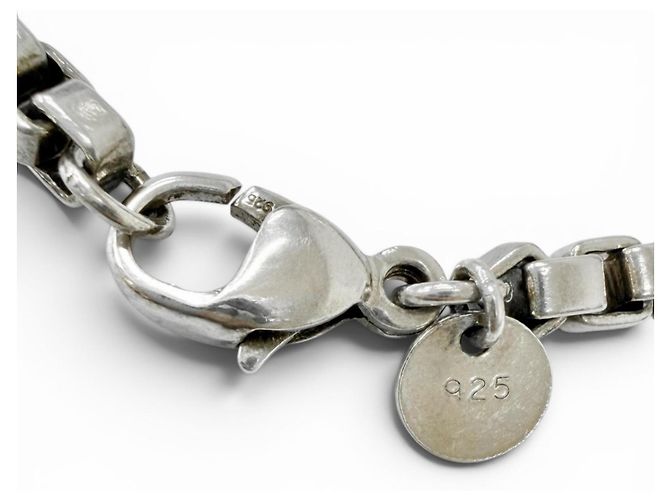 Tiffany & Co Bracciale con charm in argento Tiffany Venetian - vista 4