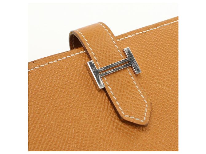 Hermès Cartera larga de cuero Epsom dorado Hermes - vista 5