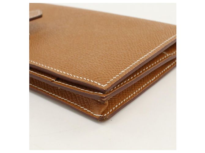 Hermès Cartera larga de cuero Epsom dorado Hermes - vista 8