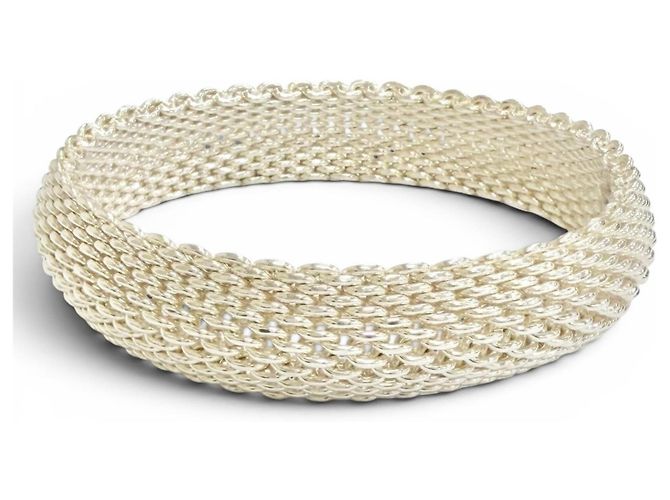 Tiffany & Co Bracciale rigido a maglia Tiffany Somerset 925 Argento - vista 2