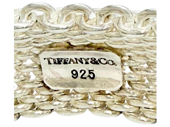 Tiffany & Co Bracciale rigido a maglia Tiffany Somerset 925 Argento - vista 4