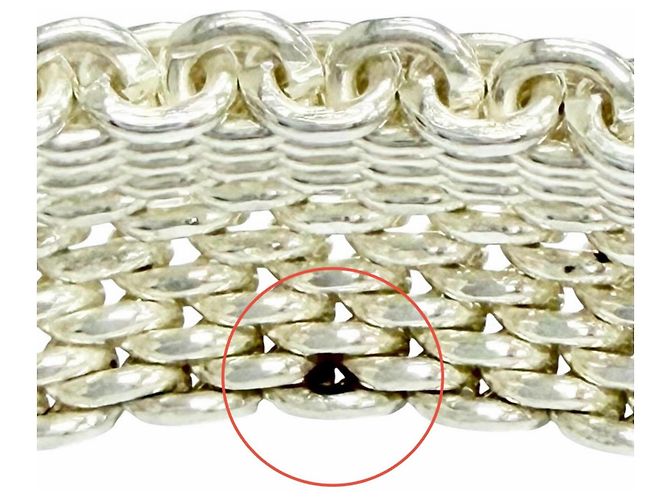 Tiffany & Co Bracciale rigido a maglia Tiffany Somerset 925 Argento - vista 5