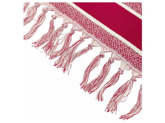 Serviette de bain en coton bordeaux Christian Dior - vue 4