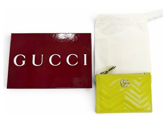 Gucci GG Marmont Lederanhänger in Hellgrün - Ansicht 2