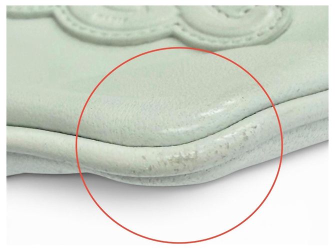 Céline Pochette per cellulare in pelle Triomphe Celine Verde chiaro - vista 13
