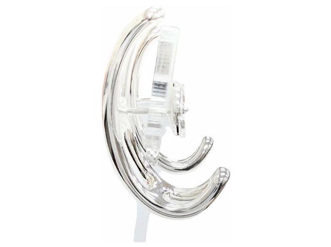 Hermès Pendientes Hermes Chaine d'Ancre Punk Stud Plata - vista 3