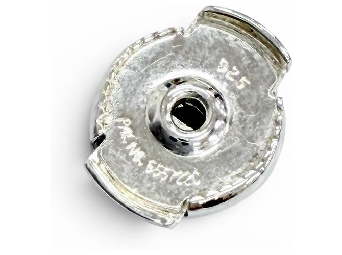 Hermès Pendientes Hermes Chaine d'Ancre Punk Stud Plata - vista 7