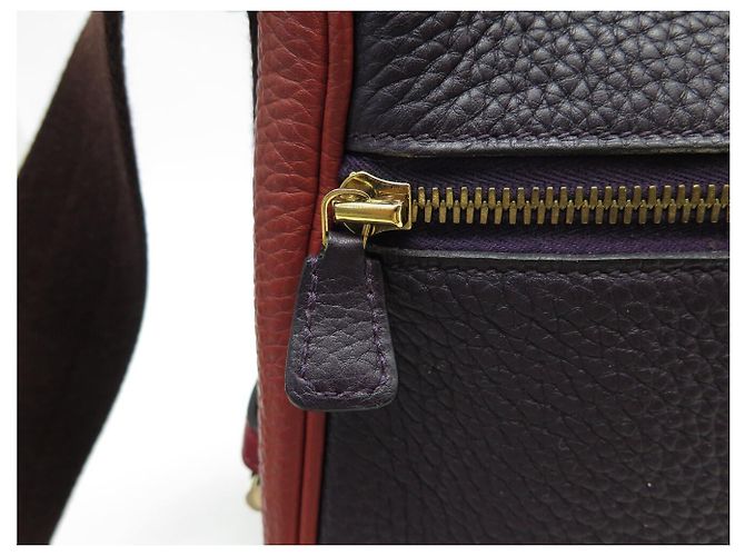 Hermès BORSACCIA MESSENGER HERMES BOURLINGUE ARLEQUIN H068672CP PELLE CLEMENCE - vista 11