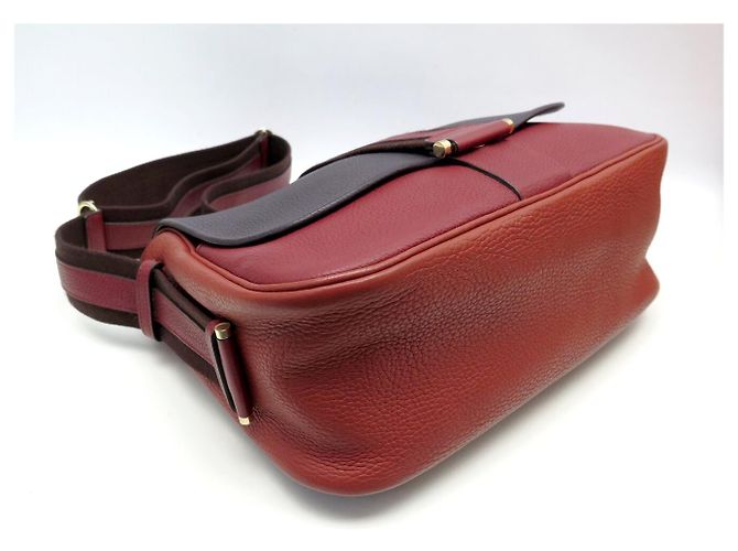 Hermès BORSACCIA MESSENGER HERMES BOURLINGUE ARLEQUIN H068672CP PELLE CLEMENCE - vista 3