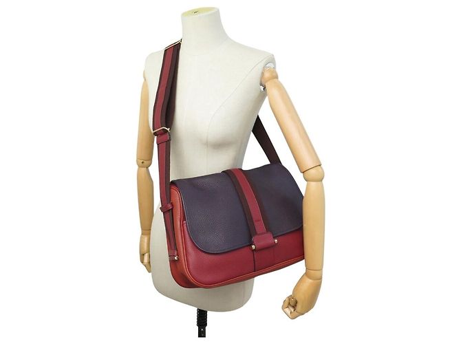 Hermès BORSACCIA MESSENGER HERMES BOURLINGUE ARLEQUIN H068672CP PELLE CLEMENCE - vista 5