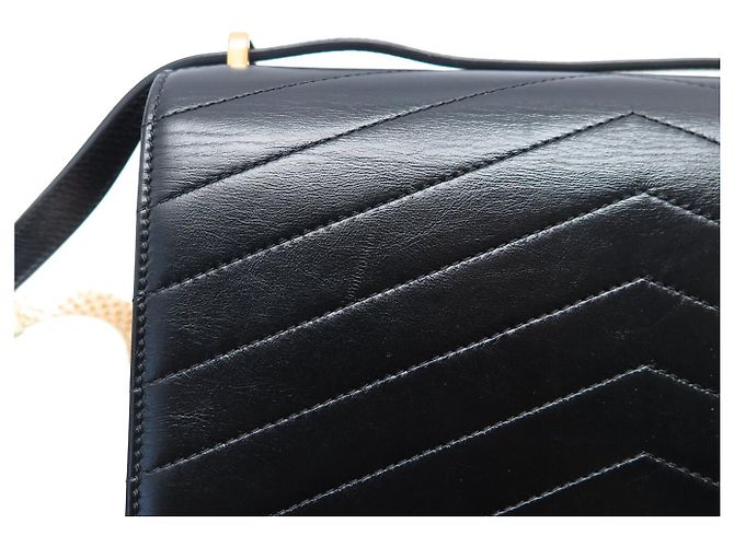 NUOVA BORSA CHANEL FLAP BAG PARIS HAMBURG CHEVRON A SPALLA HANDBAG Nero - vista 12