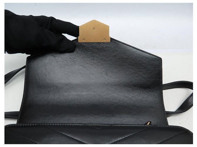 NUOVA BORSA CHANEL FLAP BAG PARIS HAMBURG CHEVRON A SPALLA HANDBAG Nero - vista 7
