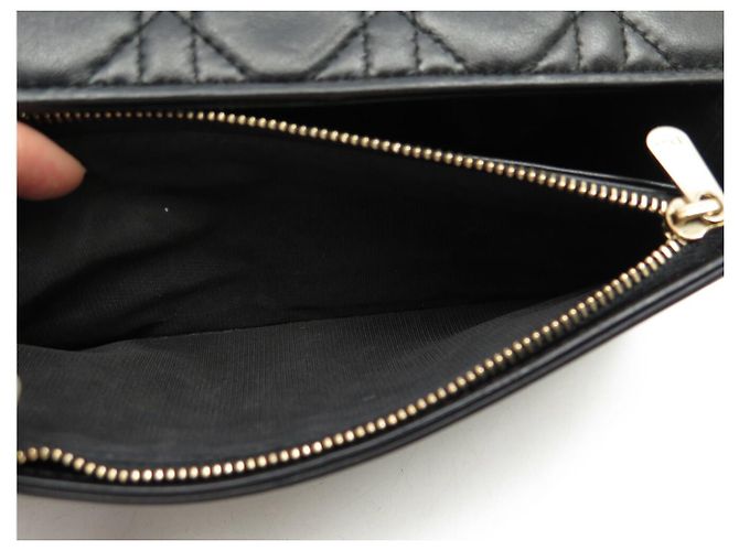 BORSA PORTAFOGLIO CHRISTIAN DIOR LADY CROISIERE WOC A SPALLA Nero - vista 12
