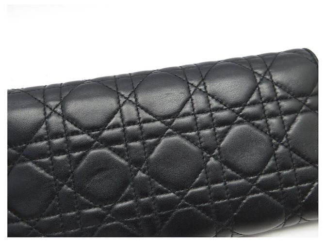 BORSA PORTAFOGLIO CHRISTIAN DIOR LADY CROISIERE WOC A SPALLA Nero - vista 15