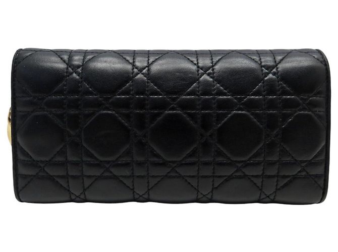 BORSA PORTAFOGLIO CHRISTIAN DIOR LADY CROISIERE WOC A SPALLA Nero - vista 2