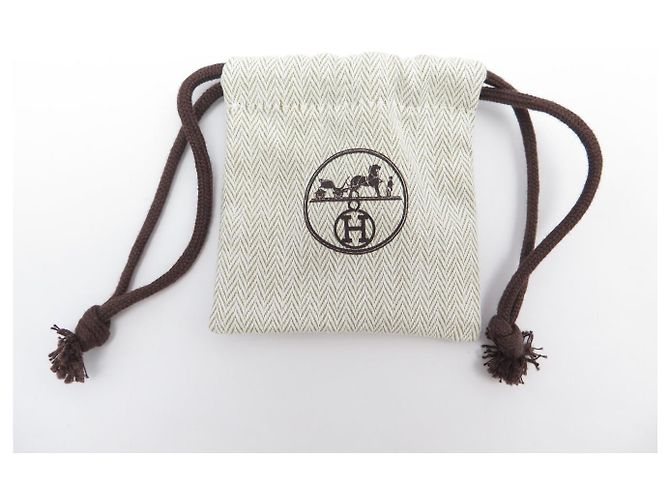 Hermès NEW SET HERMES PADLOCK + ZIPPER PULL WITH BELL KELLY BAG KEY Brown - view 6