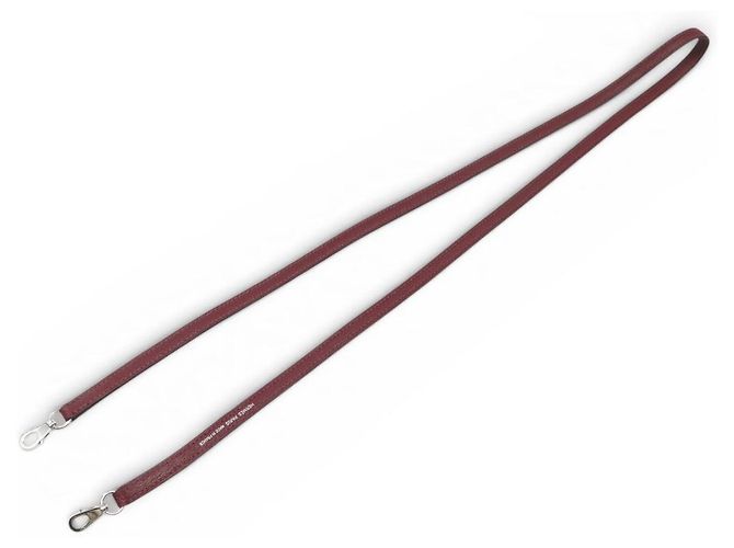 Hermès NUOVA TRACCELLA HERMES PER BORSA MINI KELLY 91 CM PELLE ROSSA CROSS STRAP Bordò - vista 2