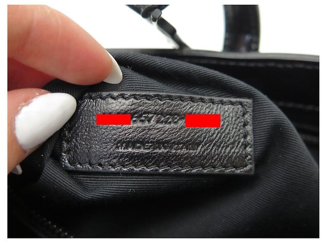 BORSA SAINT LAURENT LE 5 À 7 657228 HOBO IN PELLE LACCATA NERA Nero - vista 11