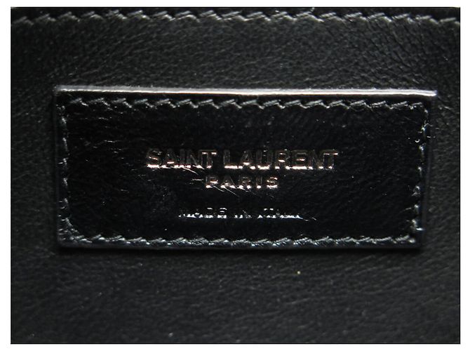 BORSA SAINT LAURENT LE 5 À 7 657228 HOBO IN PELLE LACCATA NERA Nero - vista 9