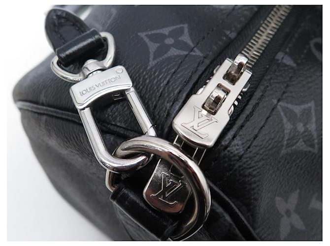 NUOVA BORSA LOUIS VUITTON SPEEDY SOFT 30 MONOGRAM ECLIPSE CANVAS M15102 Grigio antracite - vista 11