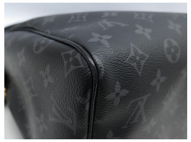 NUOVA BORSA LOUIS VUITTON SPEEDY SOFT 30 MONOGRAM ECLIPSE CANVAS M15102 Grigio antracite - vista 16