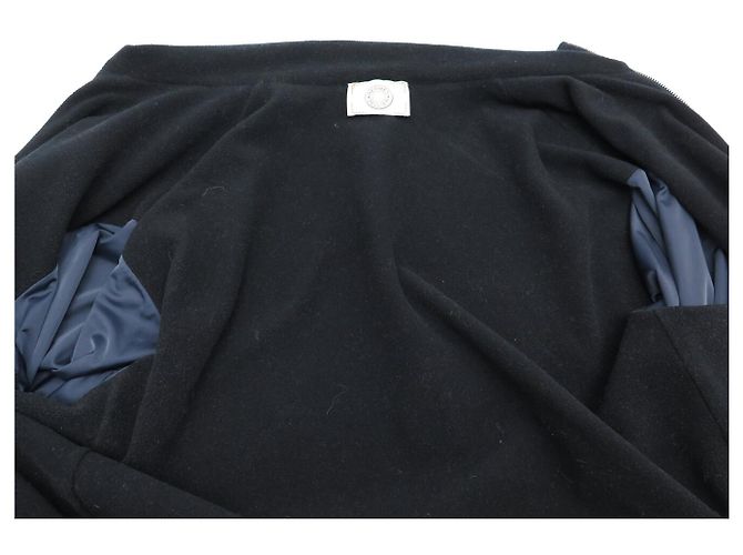 Hermès NUOVA GIACCA HERMES BLOUSON XXL 50 PILE BLU NOTTE NEW BLUE JACKET VEST - vista 4