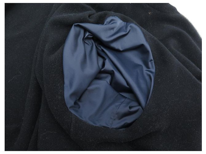 Hermès NUOVA GIACCA HERMES BLOUSON XXL 50 PILE BLU NOTTE NEW BLUE JACKET VEST - vista 6