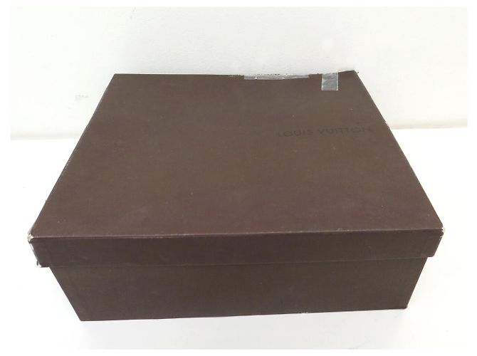 ZAPATOS LOUIS VUITTON BOTINES DE PLATAFORMA DE GAMUZA PLISADA 39 Castaño - vista 14