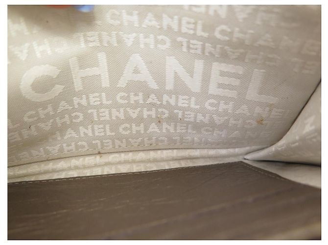 CHANEL CAMBON LOGO CC QUILTED LEATHER WALLET BRONZE - view 14