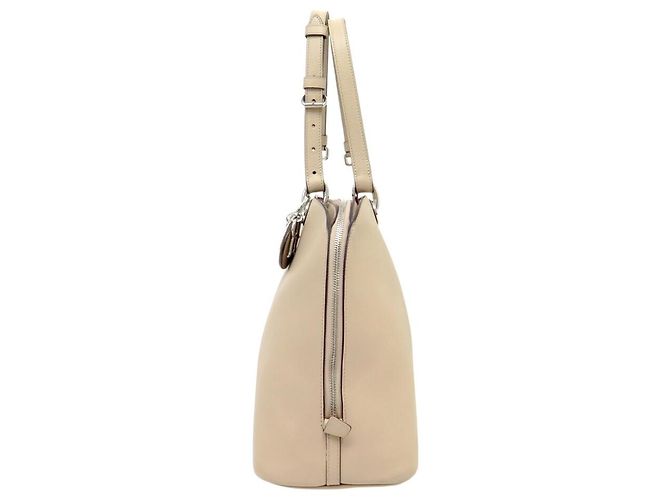 BORSA A SPALLA CHRISTIAN DIOR DIORISSIMO GM PELLE BEIGE HANDBAG - vista 4