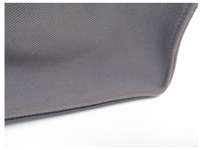 Céline BORSA CELINE LUGGAGE PHANTOM MEDIUM IN TELA GRIGIA E PELLE NERA TOTE BAG - vista 15
