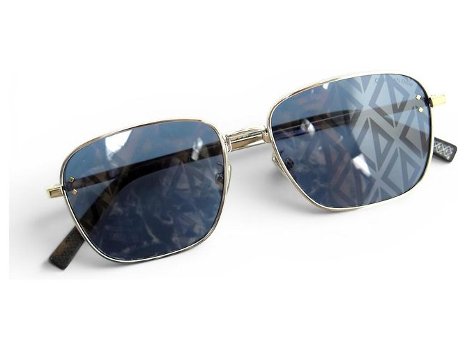 NUEVAS GAFAS DE SOL DIOR CD DIAMOND S4U F2B4 EN ACERO + ESTUCHE Plata - vista 11