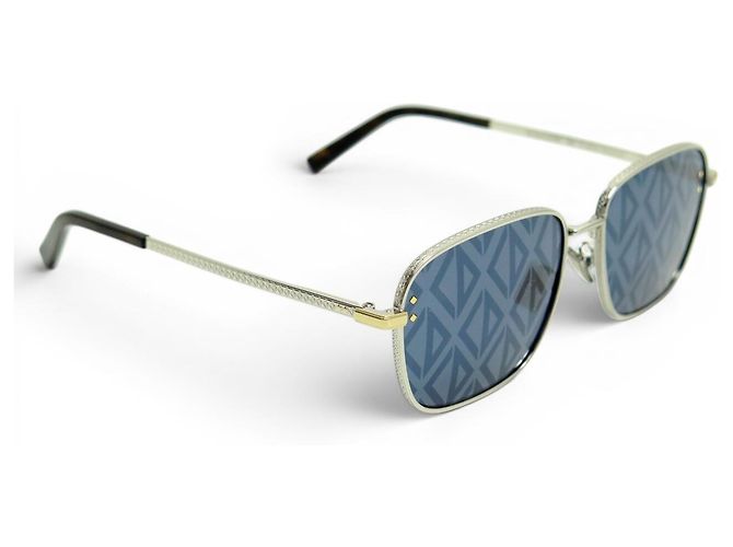 NUEVAS GAFAS DE SOL DIOR CD DIAMOND S4U F2B4 EN ACERO + ESTUCHE Plata - vista 4