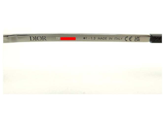 NUEVAS GAFAS DE SOL DIOR CD DIAMOND S4U F2B4 EN ACERO + ESTUCHE Plata - vista 7
