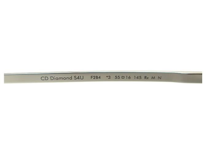 NUEVAS GAFAS DE SOL DIOR CD DIAMOND S4U F2B4 EN ACERO + ESTUCHE Plata - vista 8