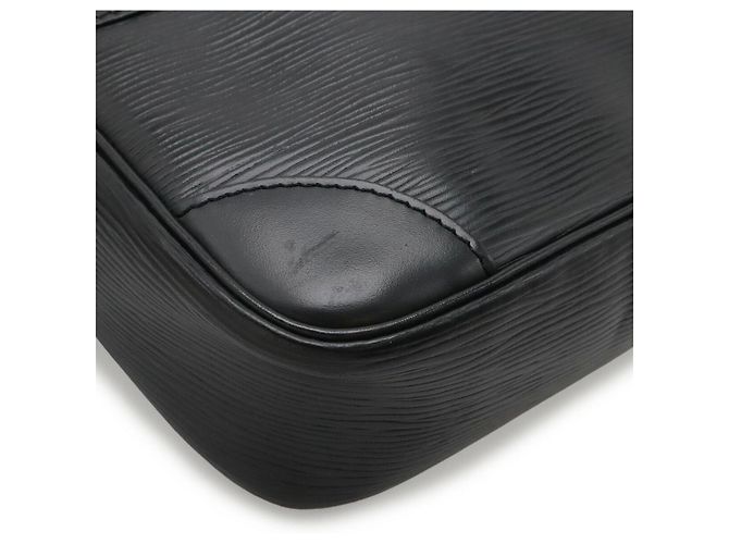 Borsa a Spalla Louis Vuitton Epi Trocadero 24 Nero - vista 3