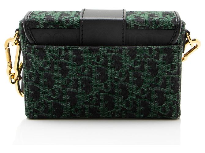 Bolso de hombro Dior Oblique 30 Montaigne Box Azul - vista 3