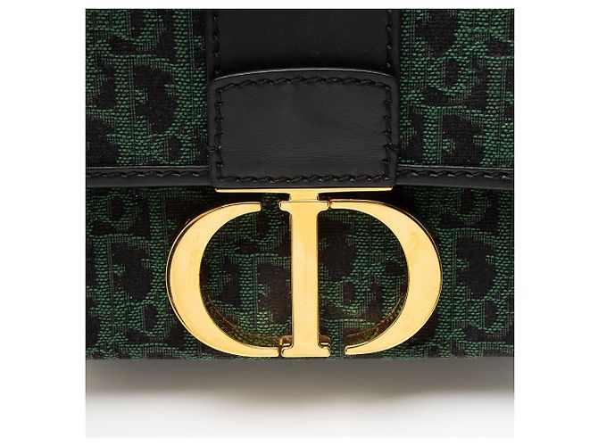 Bolso de hombro Dior Oblique 30 Montaigne Box Azul - vista 9