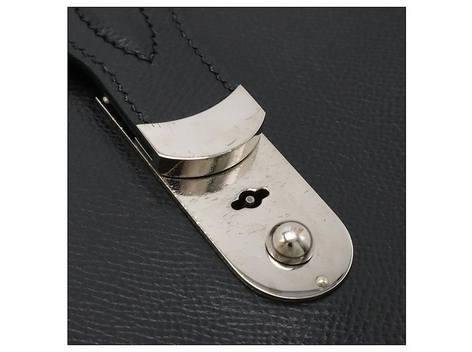 Hermès Valigetta in pelle Teril Hermes Nera Nero - vista 4