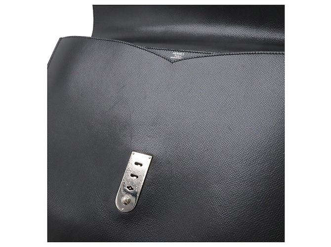 Hermès Valigetta in pelle Teril Hermes Nera Nero - vista 9