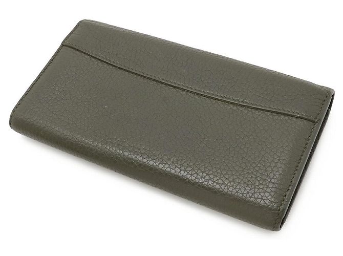 Portafoglio Bifold Louis Vuitton Capucines in pelle di pitone Verde - vista 2