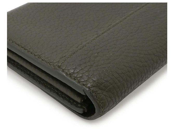 Portafoglio Bifold Louis Vuitton Capucines in pelle di pitone Verde - vista 3