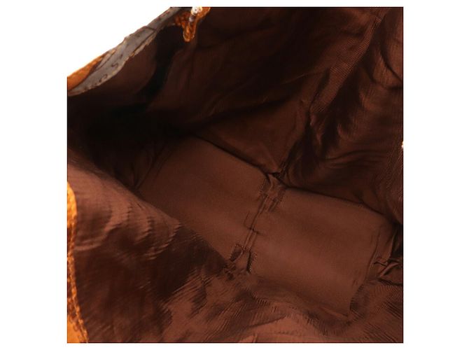 Hermès Borsa Tote Hermes Silky Pop Eco Dark Brown Marrone - vista 8