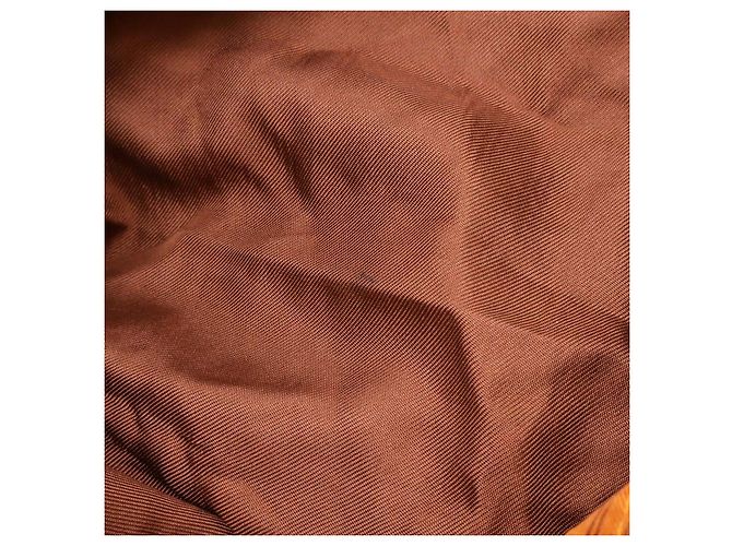 Hermès Borsa Tote Hermes Silky Pop Eco Dark Brown Marrone - vista 9