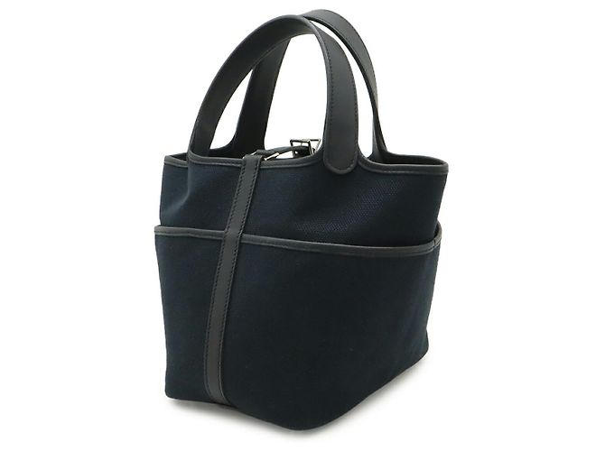 Hermès Borsa Tote Hermes Picotin Lock Black Nero - vista 2