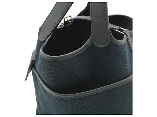 Hermès Borsa Tote Hermes Picotin Lock Black Nero - vista 7